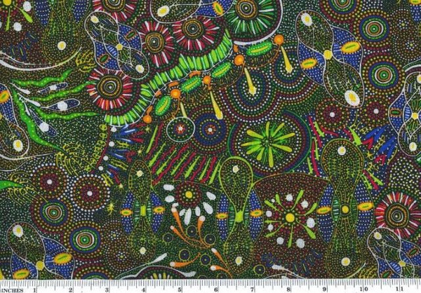 Bush Tucker after rain in NT yellow by Mariyne Doolan