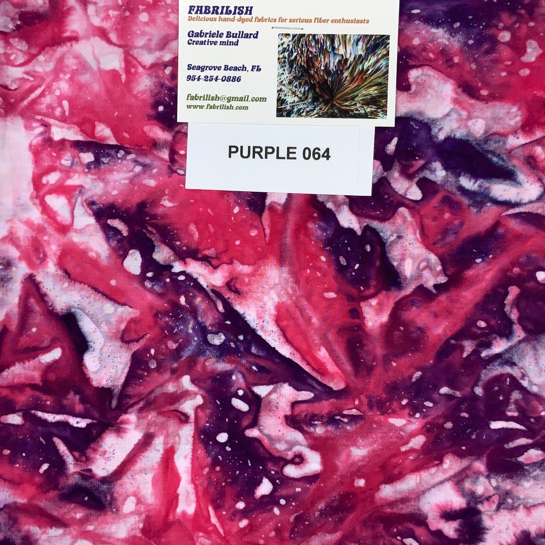 Mul cotton handpainted - light purple