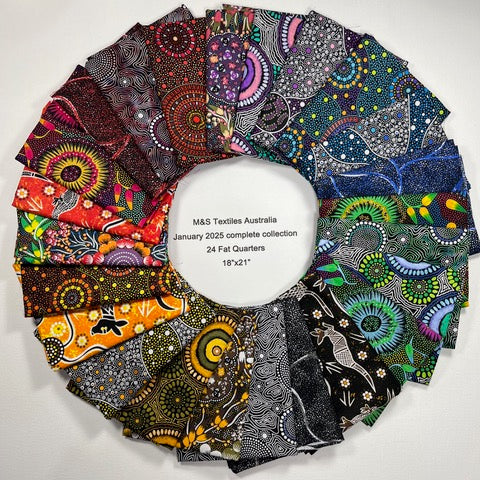 I can't decide January 2025 M&S Textiles New Collection 24 Fat Quarter Bundle