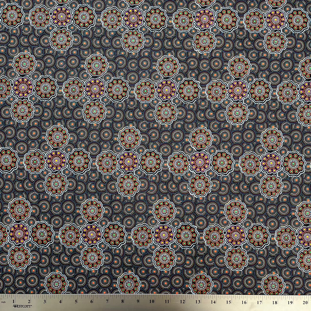 Special Buy - Ladies Collecting Wild Fruits Blue - Designed by Jocelyn Bird