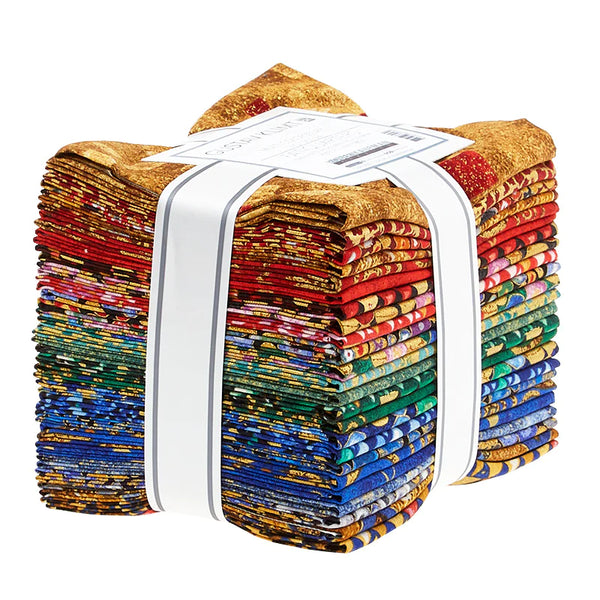 Gustav Klimt Fat Quarter Bundle - 24 Fat Quarters Multi Color