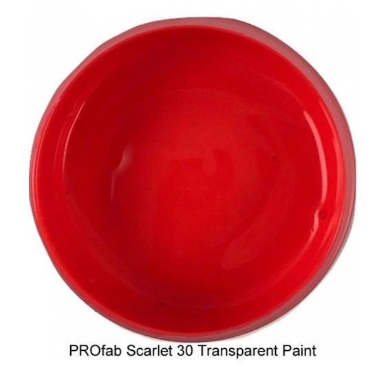 Scarlet Transparent Paint