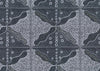 Bush Sweet Potato black Australian fabric designed by Audrey Napanangka Martin is an attractive stylized black, white and grey design that will enrich you fabric palette. 
