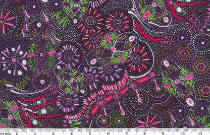 Bush Tucker after rain in NT purple by Mariyne Doolan