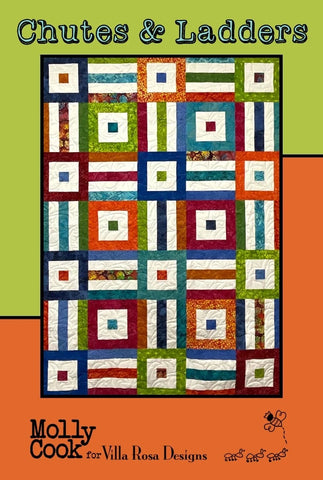 Chutes & Ladders Quilt Pattern is a smart design using Dreamtime Rolls (or other Jelly rolls) of 2.5" strips, combined with a unifying background fabric, showcasing interesting fabrics such as the Australian Aboriginal designs I sell here. 