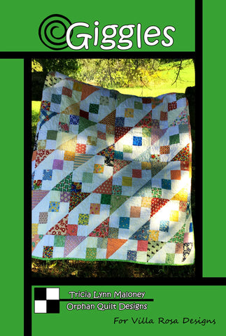 Giggles Quilt Pattern, by Tricia Lynn Maloney for Villa Rosa Designs
