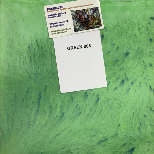 Splatter Dyed 100 % cotton fabric green 008 (Copy)