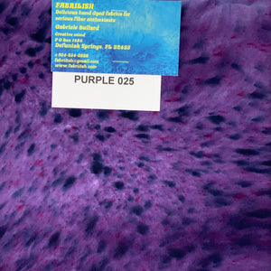 Hand Dyed 100 % cotton fabric purple 025