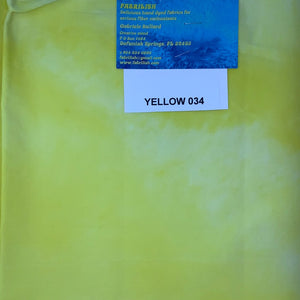 Hand Dyed 100 % cotton fabric yellow 034