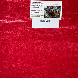 Hand Dyed 100 % cotton fabric red 020