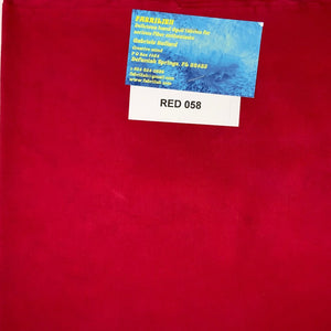 Hand Dyed 100 % cotton fabric red 058