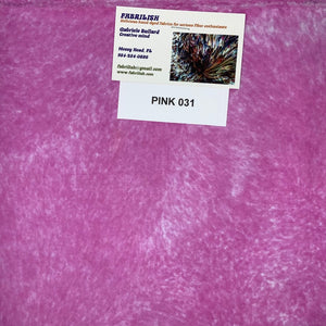 Hand Dyed 100 % cotton fabric pink 031