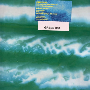 Splatter Dyed 100 % cotton fabric green 060
