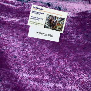 Hand Dyed 100 % cotton fabric purple 065