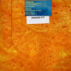 Hand Dyed 100 % cotton fabric orange 017