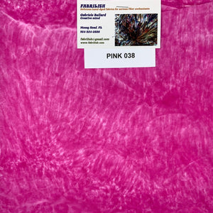 Hand Dyed 100 % cotton fabric pink 038