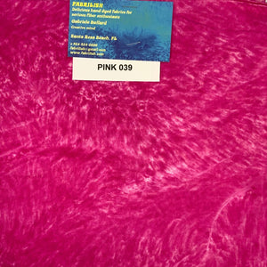 Hand Dyed 100 % cotton fabric pink 039