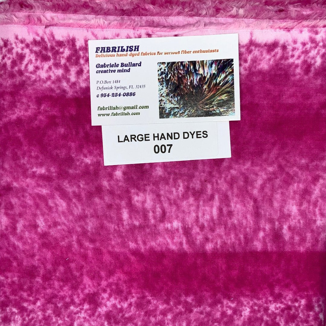 Hand Dyed 100 % cotton fabric large hand dyes 007