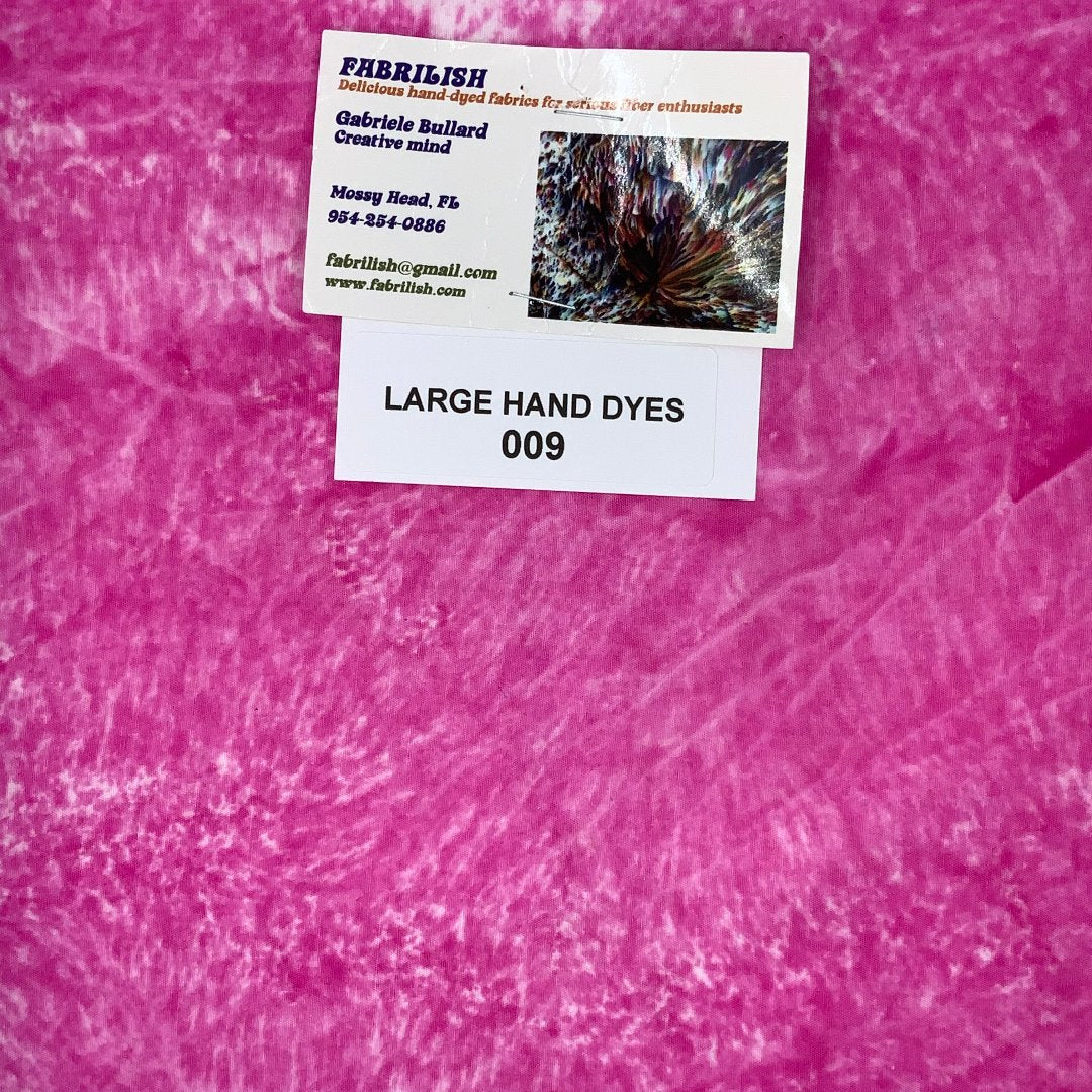 Hand Dyed 100 % cotton fabric large hand dyes 009