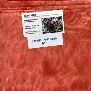 Hand Dyed 100 % cotton fabric large hand dyes 016