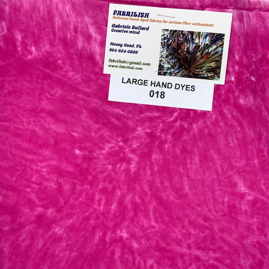 Hand Dyed 100 % cotton fabric large hand dyes 018