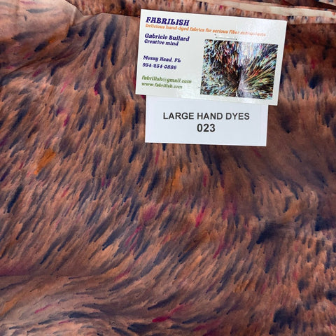 Hand Dyed 100 % cotton fabric large hand dyes 023