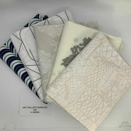 Art Gallery 5 yard bundle 035- 100% fine cotton