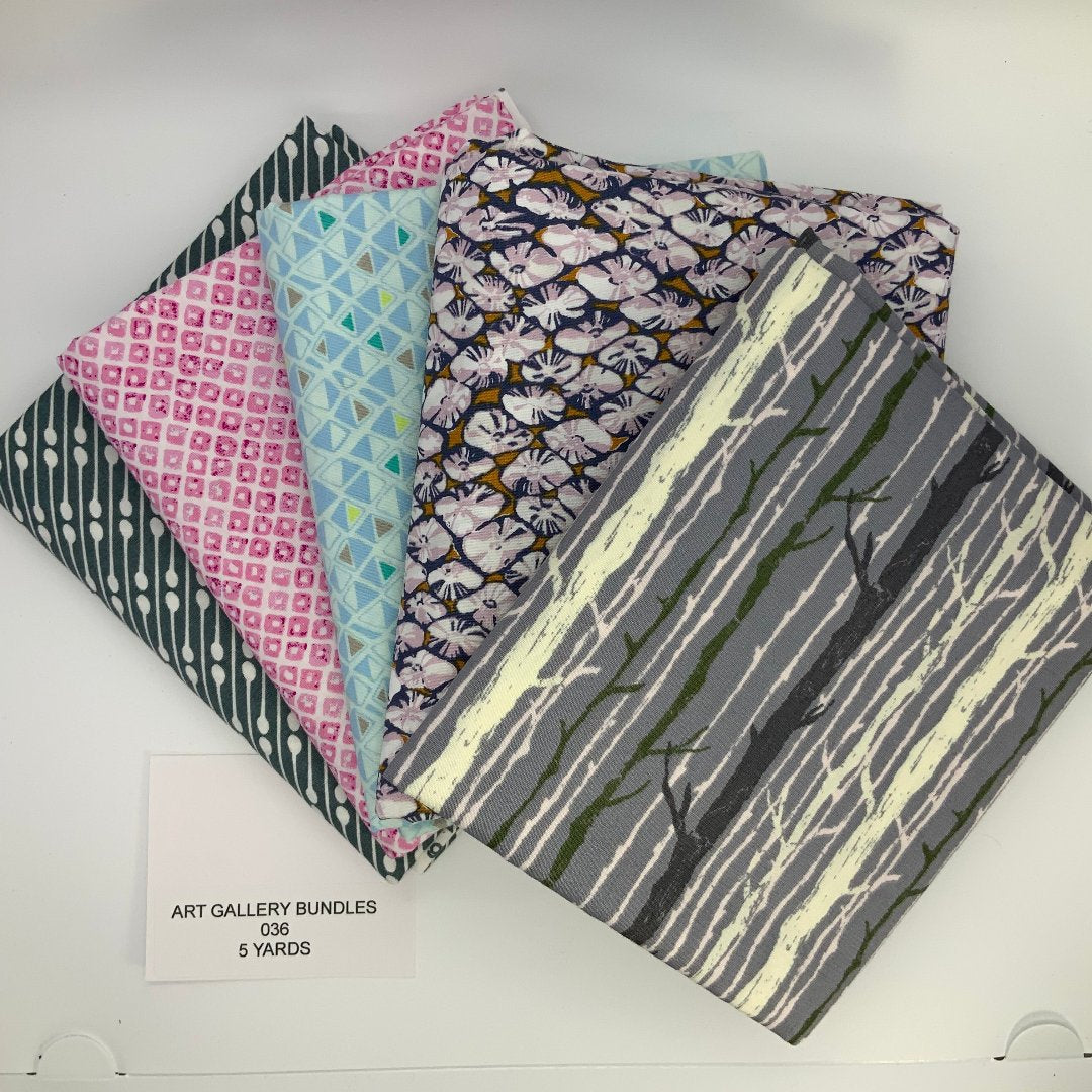 Art Gallery 5 yard bundle 036- 100% fine cotton