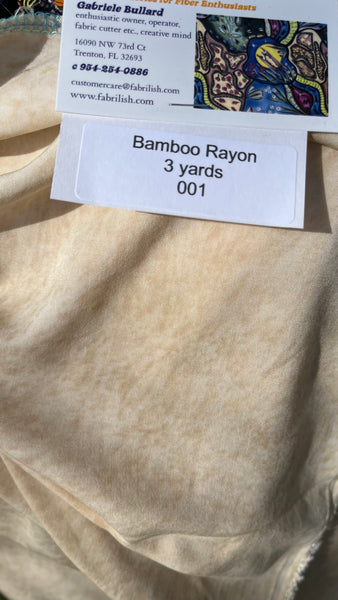 Bamboo Rayon 001