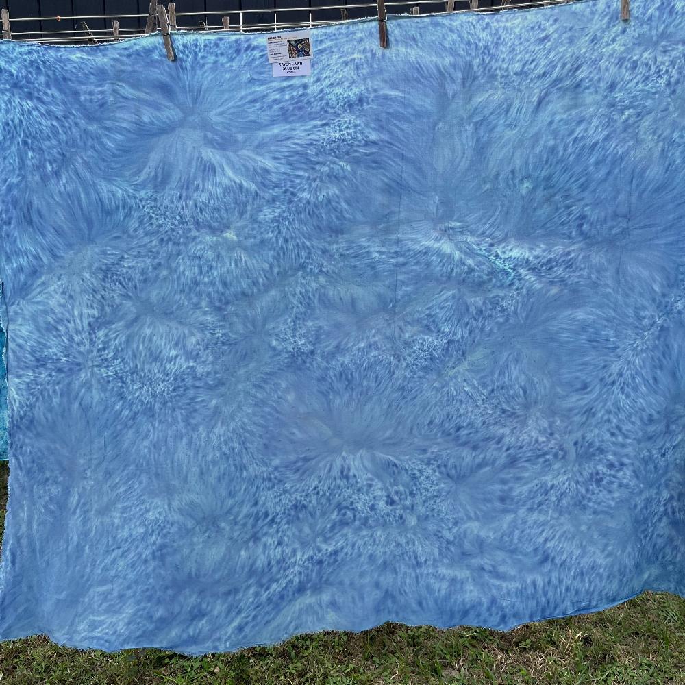 Rayon Lawn 2 yds blue 004