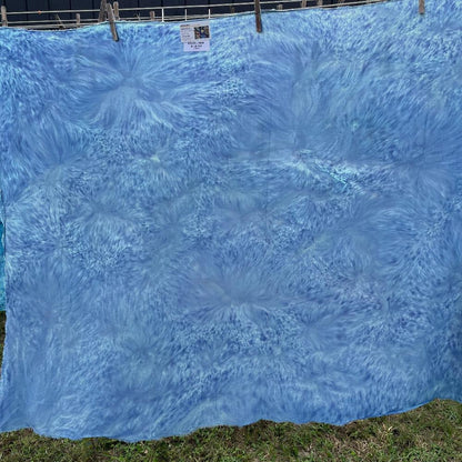 Rayon Lawn 2 yds blue 004