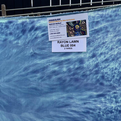 Rayon Lawn 2 yds blue 004
