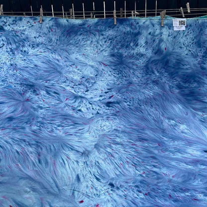 Rayon Lawn 2 yds blue 014