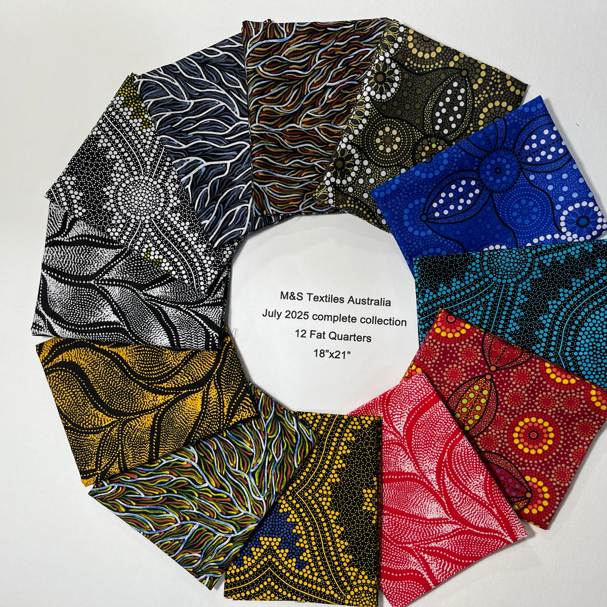 I can't decide July 2025  M&S Textiles New Collection 12 Fat Quarter Bundle