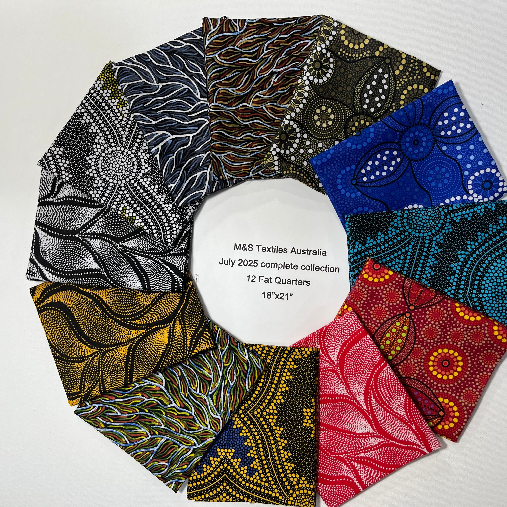 I can't decide July 2025  M&S Textiles New Collection 12 Fat Quarter Bundle