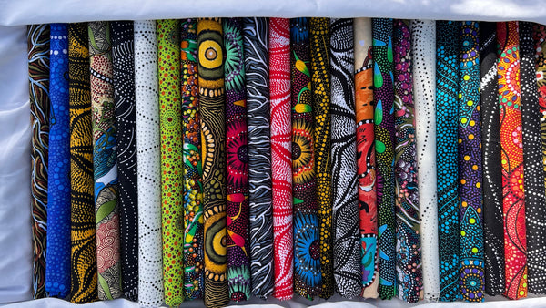 Top 25 for 2025: Half-Yard Insta-Stash – Australian Aboriginal Fabric Best Sellers