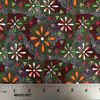 Colorful floral pattern fabric with a ruler for scale, featuring Westcott brand.