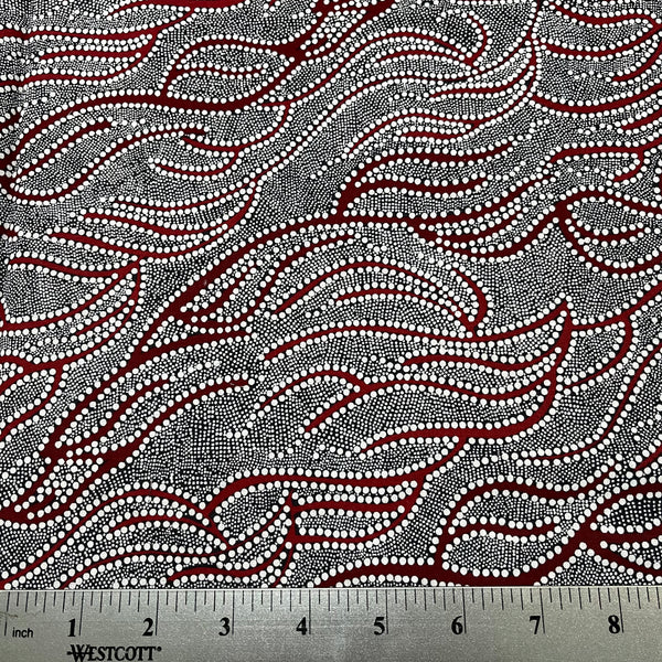 Special Buy - Underground Water red - designed by Janet Nakamarra