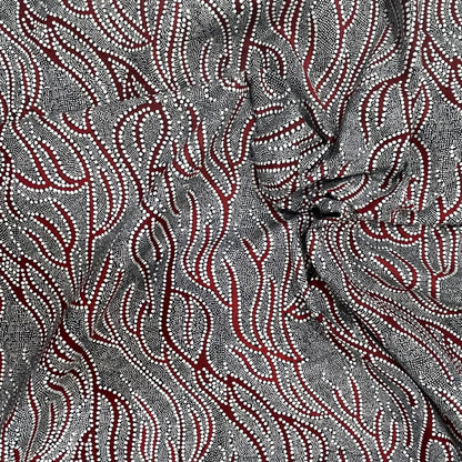 Special Buy - Underground Water red - designed by Janet Nakamarra