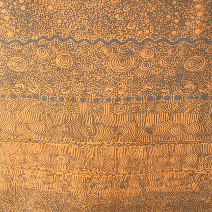 Special Buy -  My Country Utopia gold by Steve Pitjara Australian Aboriginal 100% cotton fabric