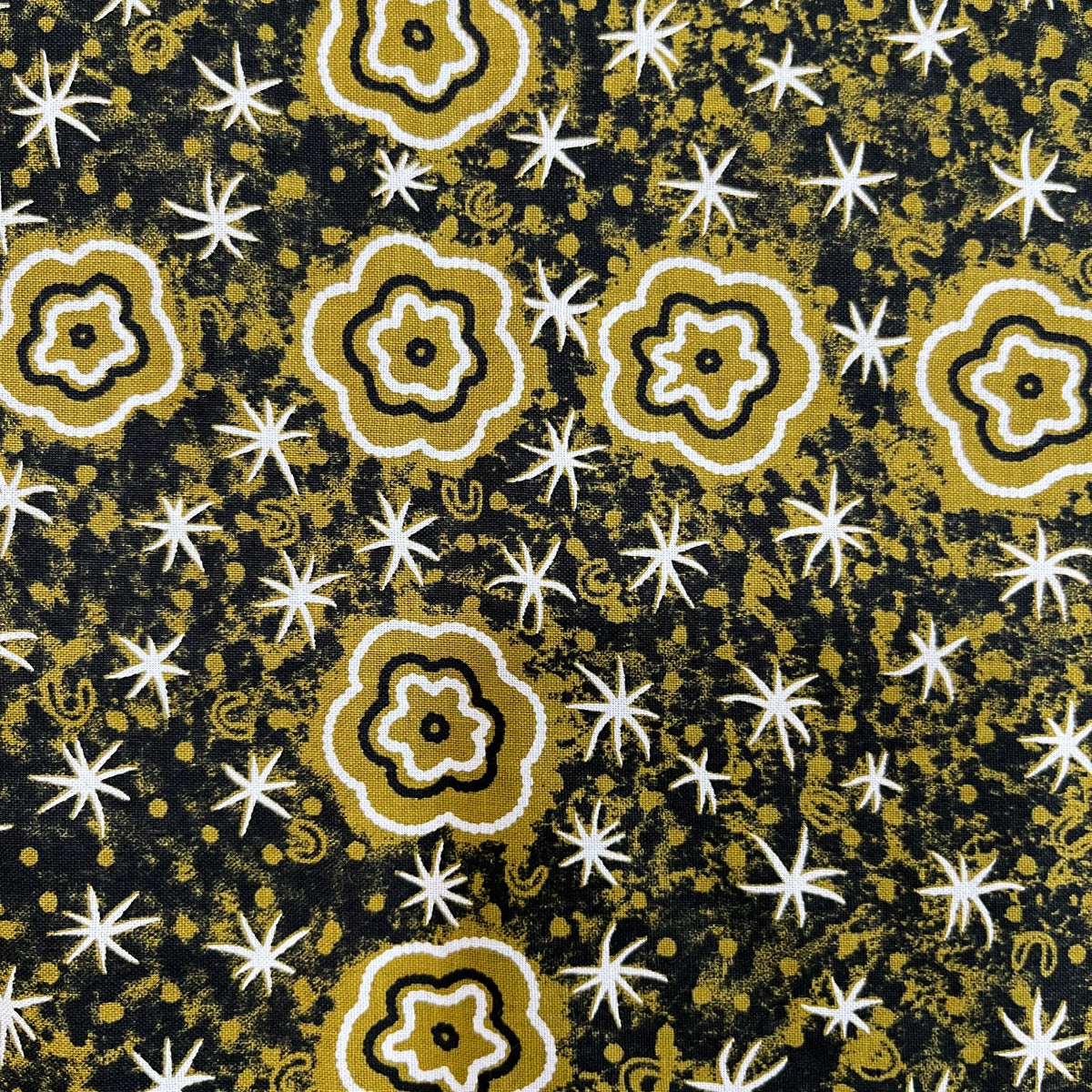 Crazy Bolt Sale - Women Watching Stars olive - designed by aboriginal artist Glenys Nagamarra Walker
