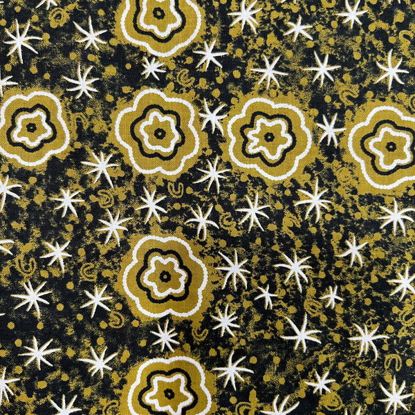 Crazy Bolt Sale - Women Watching Stars olive - designed by aboriginal artist Glenys Nagamarra Walker