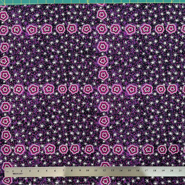 Crazy Bolt Sale - Women Watching Stars purple - designed by aboriginal artist Glenys Nagamarra Walker