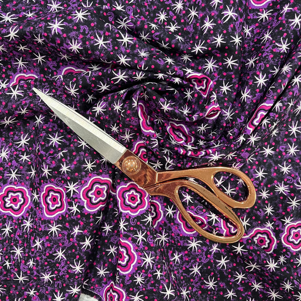 Crazy Bolt Sale - Women Watching Stars purple - designed by aboriginal artist Glenys Nagamarra Walker