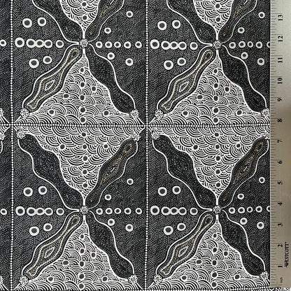 Crazy Bolt Sale - Bush Sweet Potatoes black by Audrey Napanangka Martin