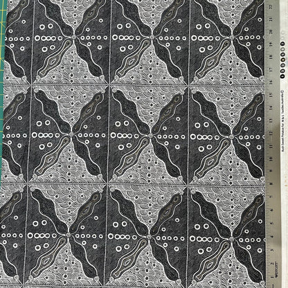 Crazy Bolt Sale - Bush Sweet Potatoes black by Audrey Napanangka Martin