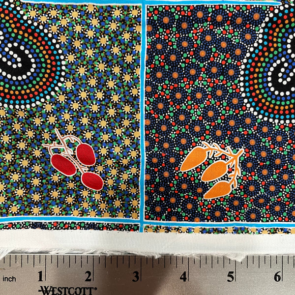 Crazy Bolt Sale - Women Collecting Bush Tucker blue by Margaret Wallace
