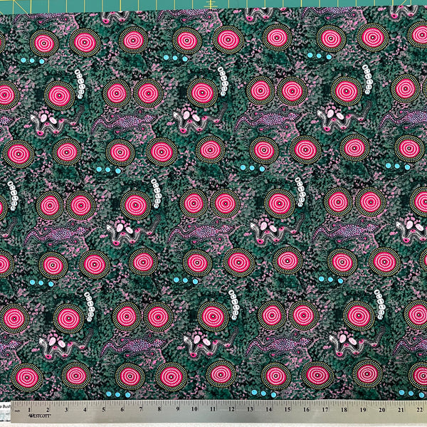 Crazy Bolt Sale - Snake & Goanna Bush Tucker pink