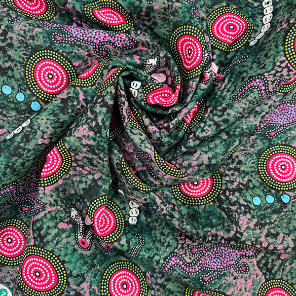 Crazy Bolt Sale - Snake & Goanna Bush Tucker pink