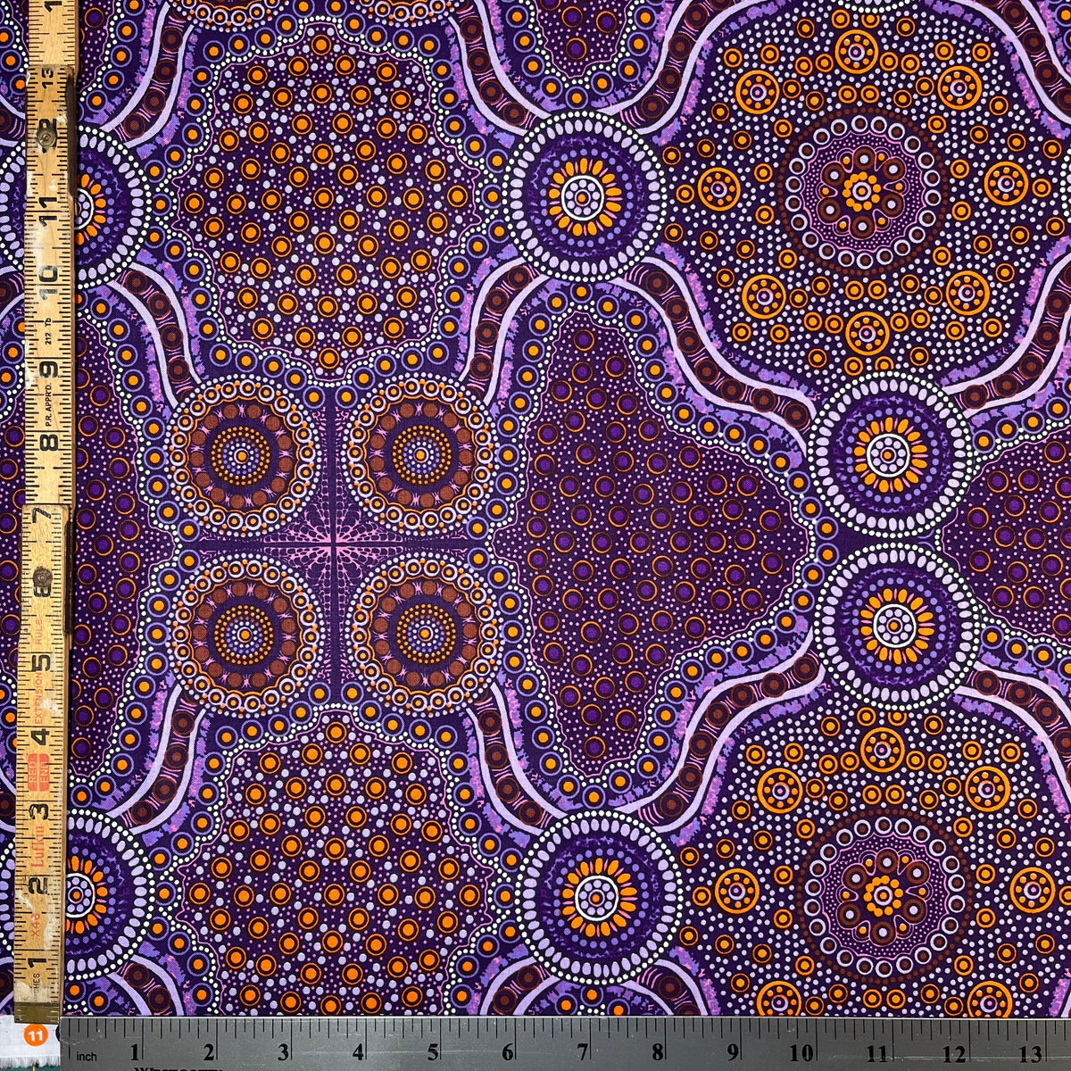 Wild Bush Flowers Eggplant by Layla Campbell